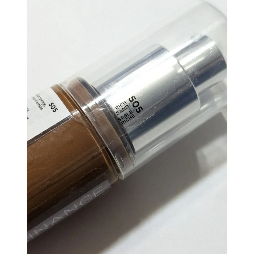 Revlon Illuminance Skin-Caring Liquid Foundation, Hyaluronic Acid 505 Rich Sand